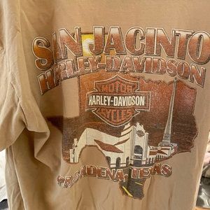 COPY - Harley Davison tan tee